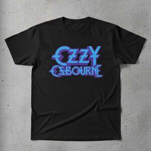 Ozzy Osbourne Neon Logo Graphic Tee – Retro Rock Band T-Shirt | Vintage Unisex